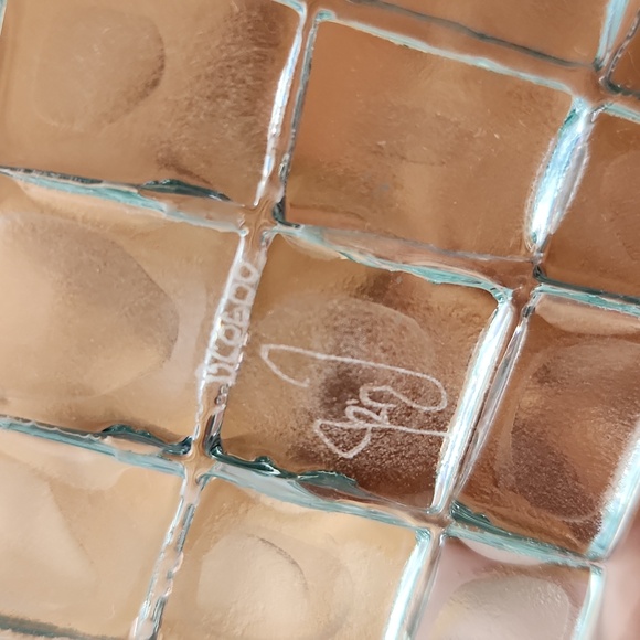 {Peter Crisp} Australia Glass Art Multi-Layer Bowl with Signature - Picture 6 of 11